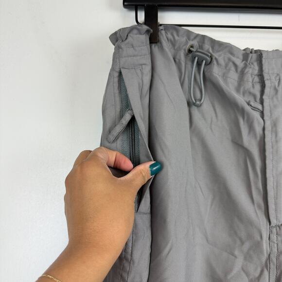 Vintage 2000 Y2K Old Navy Baggy Parachute Polyester Mens Pants Gray - L - Picture 3 of 12